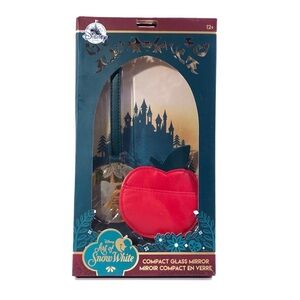 Disney The Art Of Snow White Apple Compact Glass Mirror With Hangtag